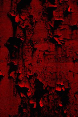 Dökülen boya paslı metal dokusu