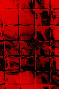 Soyut grunge arkaplanı. Monokrom dokusu. Siyah ve kırmızı desenli arka plan