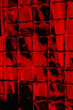 Soyut grunge arkaplanı. Monokrom dokusu. Siyah ve kırmızı desenli arka plan