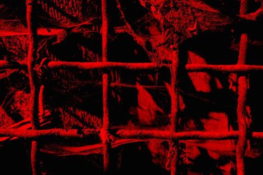 Soyut grunge arkaplanı. Monokrom dokusu. Siyah ve kırmızı desenli arka plan