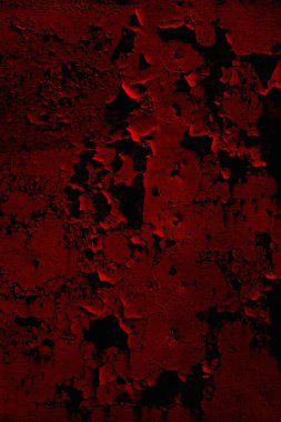 Dökülen boya paslı metal dokusu