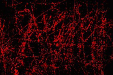 Soyut grunge arkaplanı. Monokrom dokusu. Siyah ve kırmızı desenli arka plan