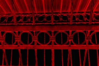 Soyut grunge arkaplanı. Monokrom dokusu. Siyah ve kırmızı desenli arka plan