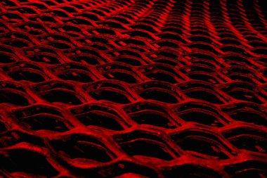 Soyut grunge arkaplanı. Monokrom dokusu. Siyah ve kırmızı desenli arka plan