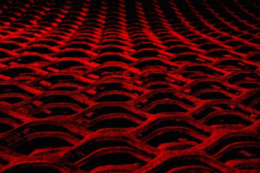 Soyut grunge arkaplanı. Monokrom dokusu. Siyah ve kırmızı desenli arka plan