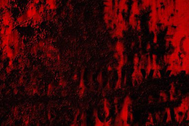 Soyut grunge arkaplanı. Monokrom dokusu. Siyah ve kırmızı desenli arka plan