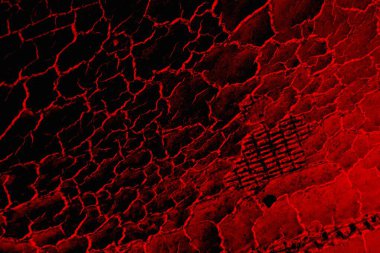 Soyut grunge arkaplanı. Monokrom dokusu. Siyah ve kırmızı desenli arka plan