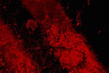 Soyut grunge arkaplanı. Monokrom dokusu. Siyah ve kırmızı desenli arka plan