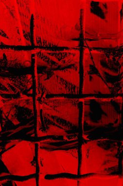 Soyut grunge arkaplanı. Monokrom dokusu. Siyah ve kırmızı desenli arka plan