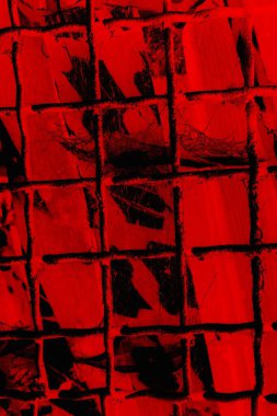 Soyut grunge arkaplanı. Monokrom dokusu. Siyah ve kırmızı desenli arka plan