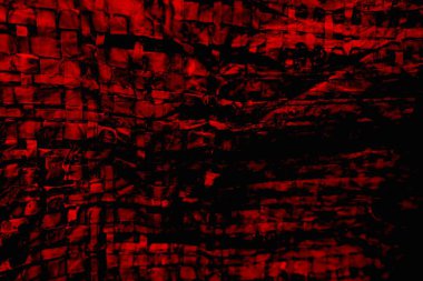 Soyut grunge arkaplanı. Monokrom dokusu. Siyah ve kırmızı desenli arka plan