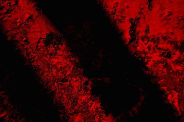 Soyut grunge arkaplanı. Monokrom dokusu. Siyah ve kırmızı desenli arka plan