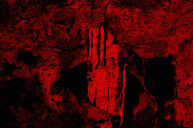 Soyut grunge arkaplanı. Monokrom dokusu. Siyah ve kırmızı desenli arka plan