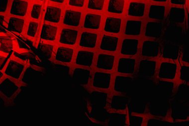 Soyut grunge arkaplanı. Monokrom dokusu. Siyah ve kırmızı desenli arka plan