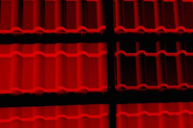 Soyut grunge arkaplanı. Monokrom dokusu. Siyah ve kırmızı desenli arka plan