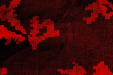 Soyut grunge arkaplanı. Monokrom dokusu. Siyah ve kırmızı desenli arka plan