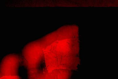 Soyut grunge arkaplanı. Monokrom dokusu. Siyah ve kırmızı desenli arka plan