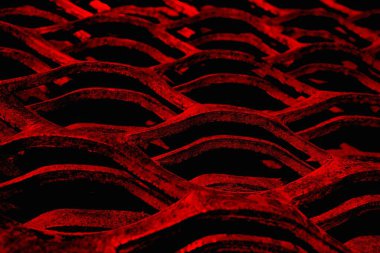 Soyut grunge arkaplanı. Monokrom dokusu. Siyah ve kırmızı desenli arka plan