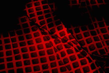 Soyut grunge arkaplanı. Monokrom dokusu. Siyah ve kırmızı desenli arka plan