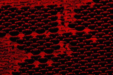 Soyut grunge arkaplanı. Monokrom dokusu. Siyah ve kırmızı desenli arka plan