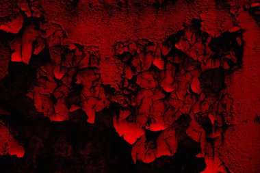 Dökülen boya paslı metal dokusu