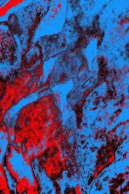 Çizik ve çatlaklarla metal doku