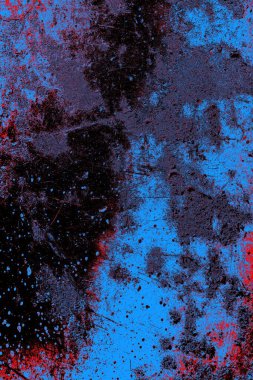 Çizik ve çatlaklarla metal doku