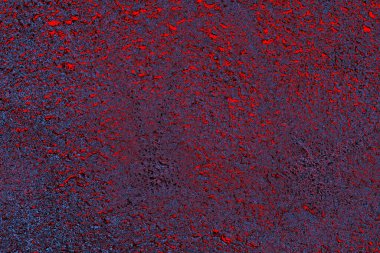 Kırmızı ve mavi renkli grungy duvar, desenli arka plan