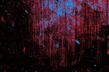 Çizik ve çatlaklarla metal doku