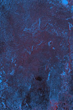 Kırmızı ve mavi renkli grungy duvar, desenli arka plan