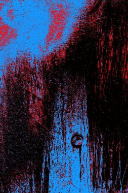 Çizik ve çatlaklarla metal doku