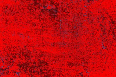 Kırmızı ve mavi renkli grungy duvar, desenli arka plan