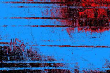 Çizik ve çatlaklarla metal doku