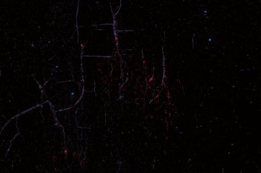 Çizik ve çatlaklarla metal doku