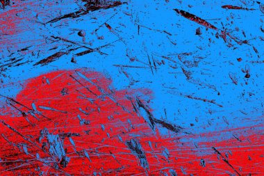 Çizik ve çatlaklarla metal doku