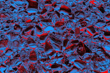 Doğada kayalık yol