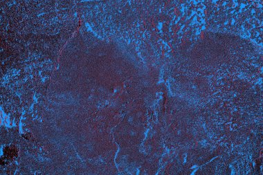 Kırmızı ve mavi renkli grungy duvar, desenli arka plan