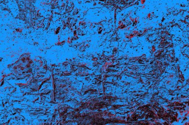 Kırmızı ve mavi renkli grungy duvar, desenli arka plan