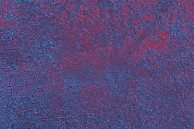 Kırmızı ve mavi renkli grungy duvar, desenli arka plan