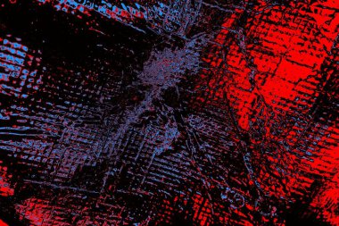 Kırışık kırmızı polietilen film dokusu