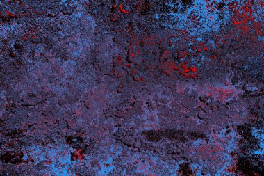 Çizik ve çatlaklarla metal doku