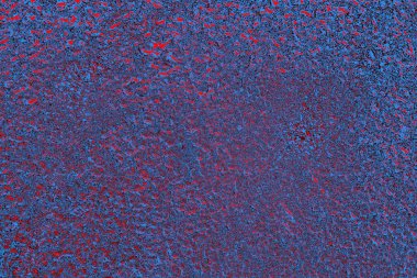 Kırmızı ve mavi renkli grungy duvar, desenli arka plan