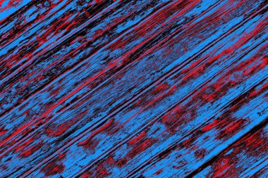 Kırmızı ve mavi renkli grungy duvar, desenli arka plan