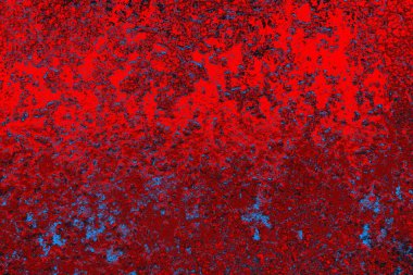 Soyut grunge arkaplanı. Monokrom dokusu. Mavi ve kırmızı desenli arkaplan