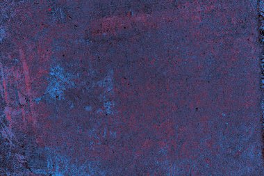 Kırmızı ve mavi renkli grungy duvar, desenli arka plan