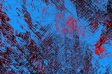 Kırışık kırmızı polietilen film dokusu