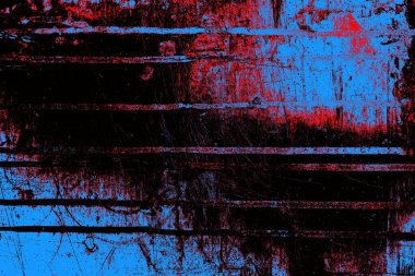 Çizik ve çatlaklarla metal doku