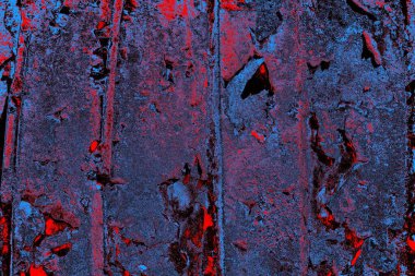 Çizik ve çatlaklarla metal doku