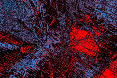 Kırışık kırmızı polietilen film dokusu