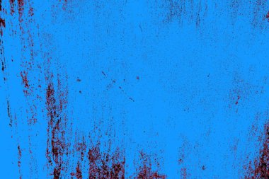 Kırmızı ve mavi renkli grungy duvar, desenli arka plan